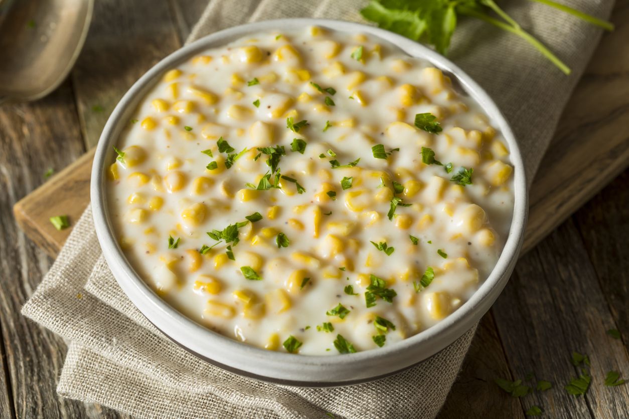 Poblano Creamed Corn - A La Carte Holiday