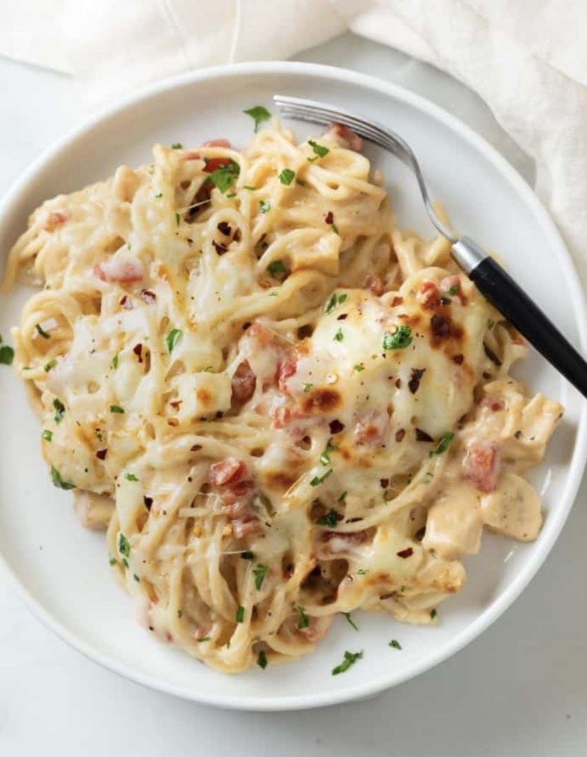 White Chicken Spaghetti