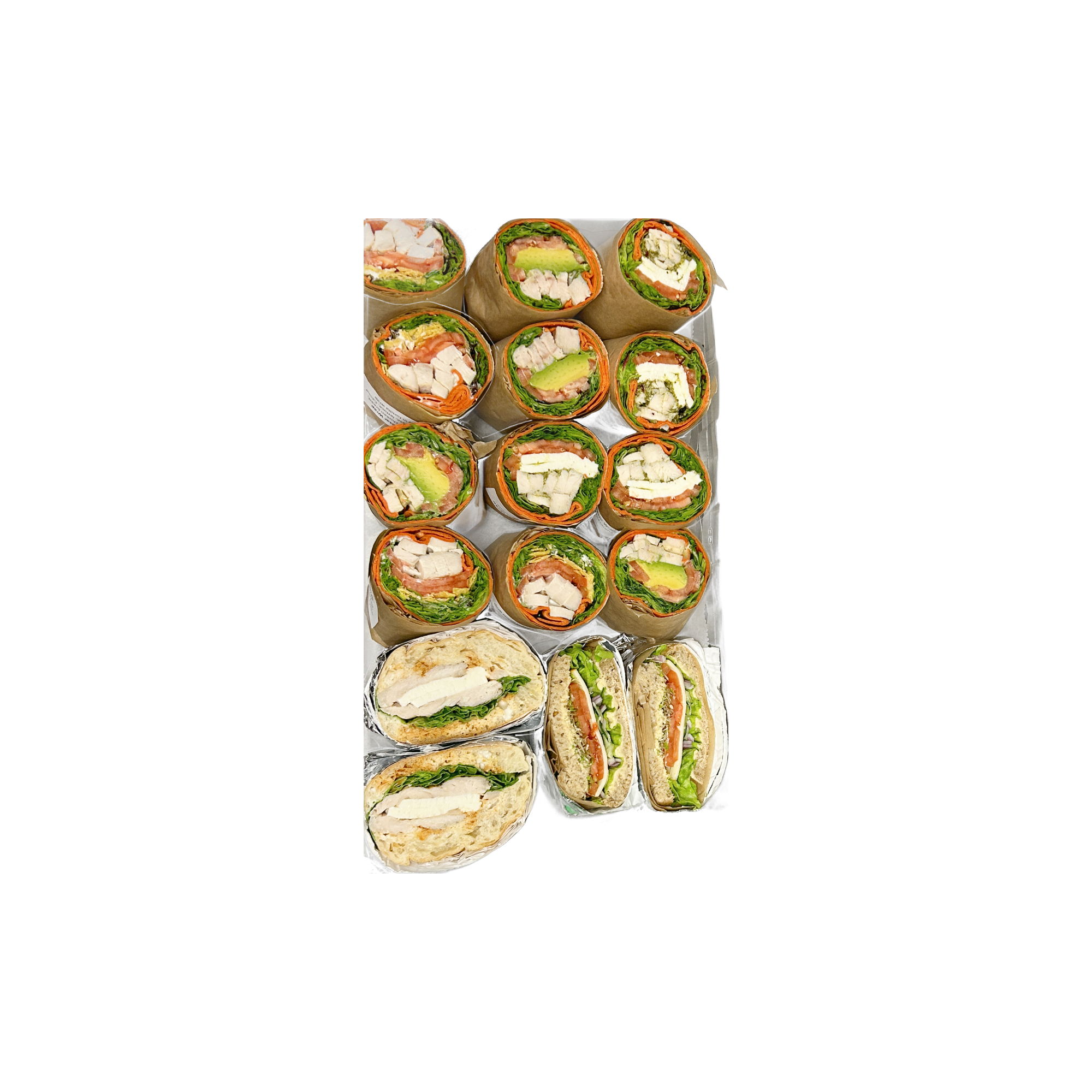 DGSPH Wrap Tray ( 1/2 Wraps + Chips + Cookies)