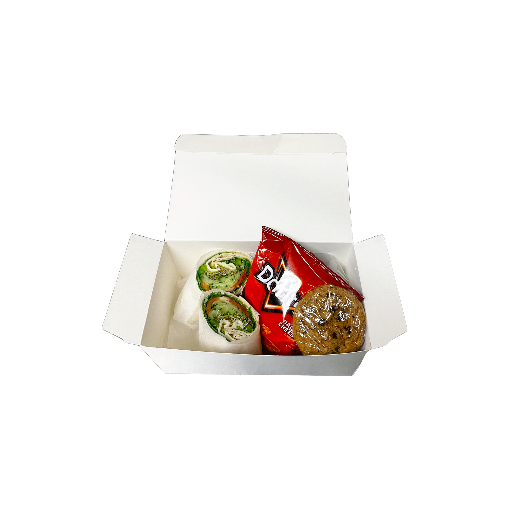 WRAP BOX Lunch (Wrap + Sides + Dessert )