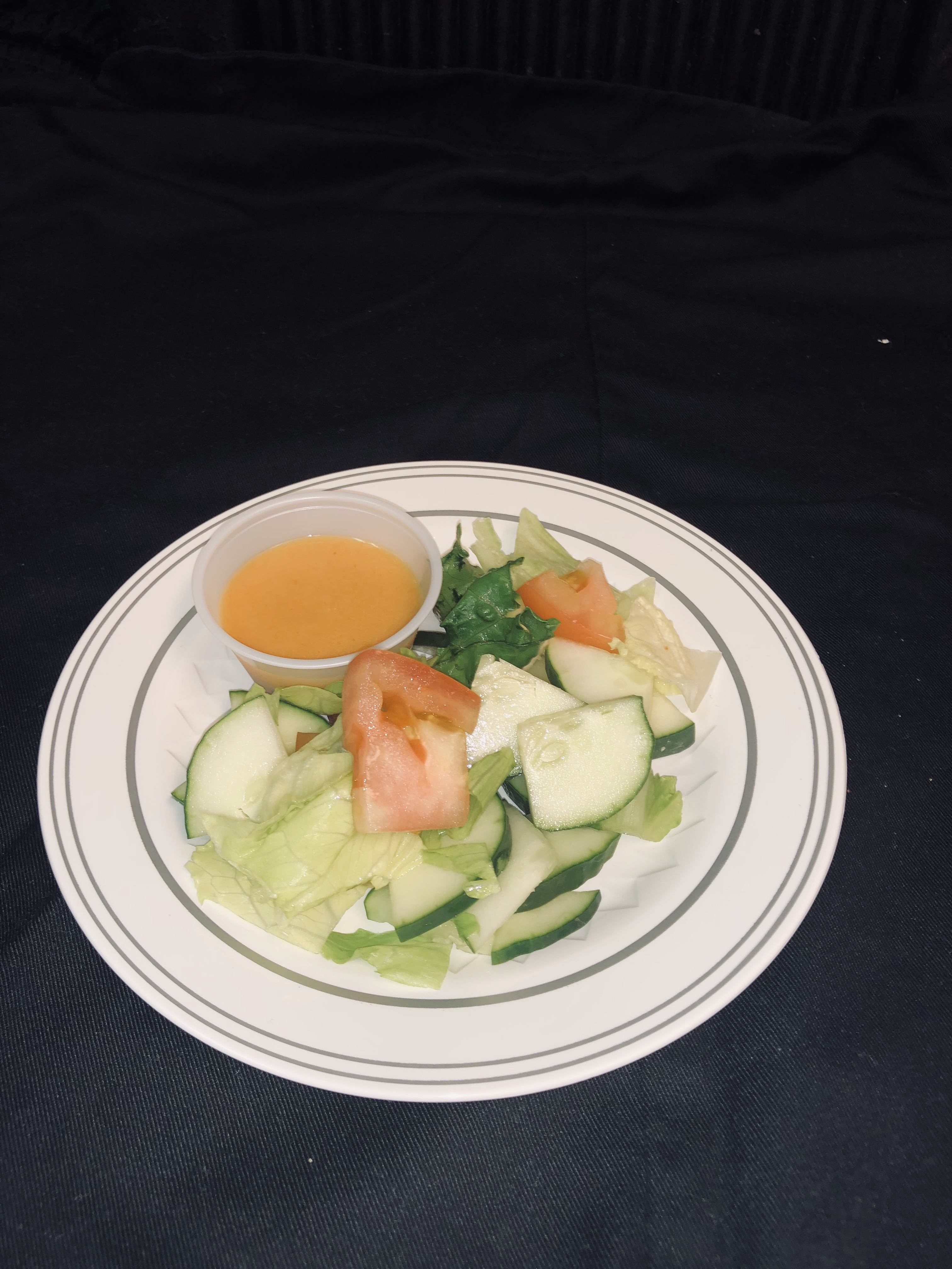 Mixed Greens Salad with Ginger Dressing