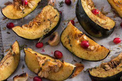 Roasted Kabocha Squash with Sage