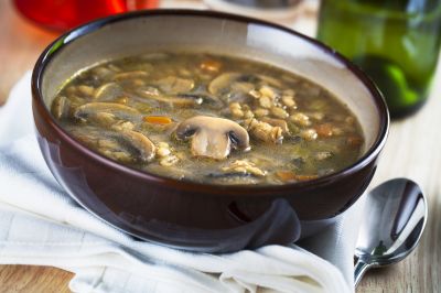 Mushroom Beef Barley Soup