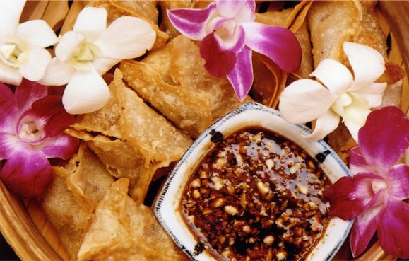 Vegetable Wontons with Ginger-Soy Dipping Sauce