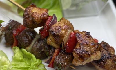 Grilled Chicken Shawarma Skewers