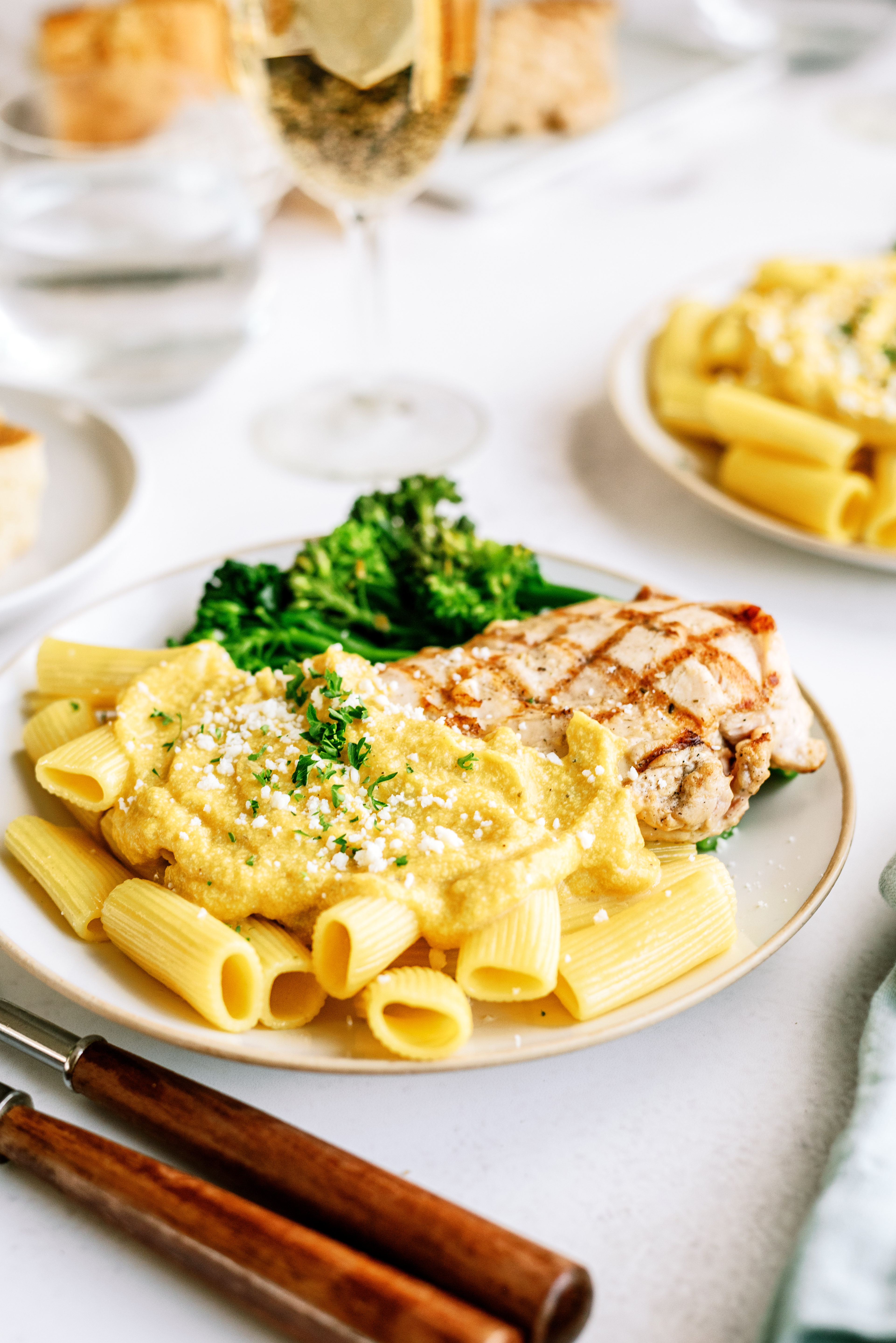 Butternut Pasta Buffet