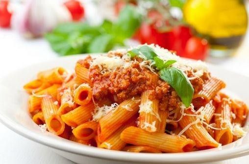 (COLD) Penne with Meat Sauce