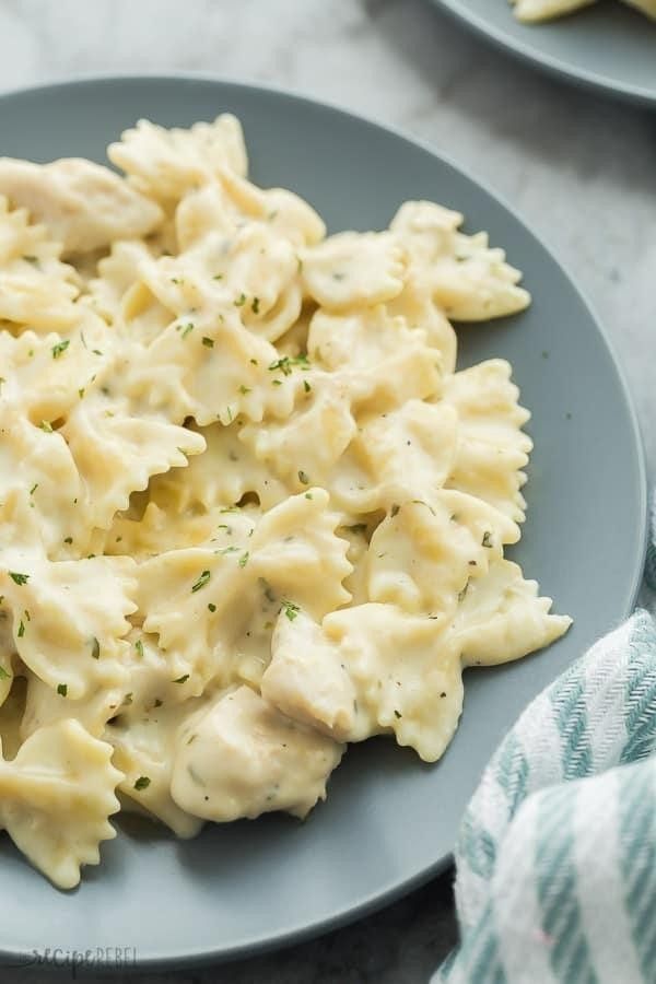 (COLD) Bowtie with Alfredo Sauce