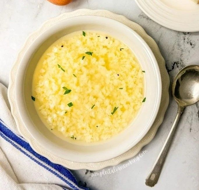 (COLD) Stracciatella Soup