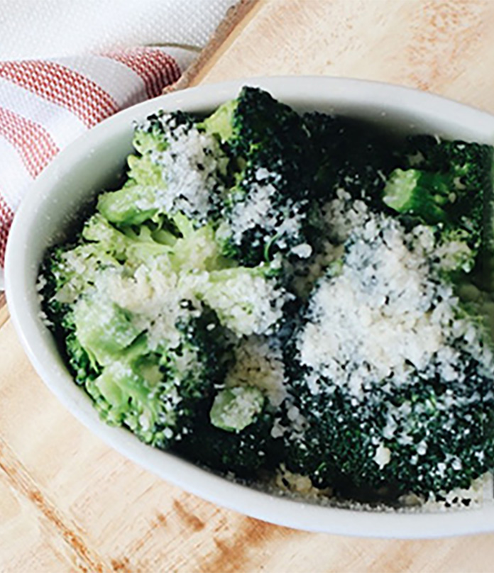 Broccoli with Roasted Garlic Butter
