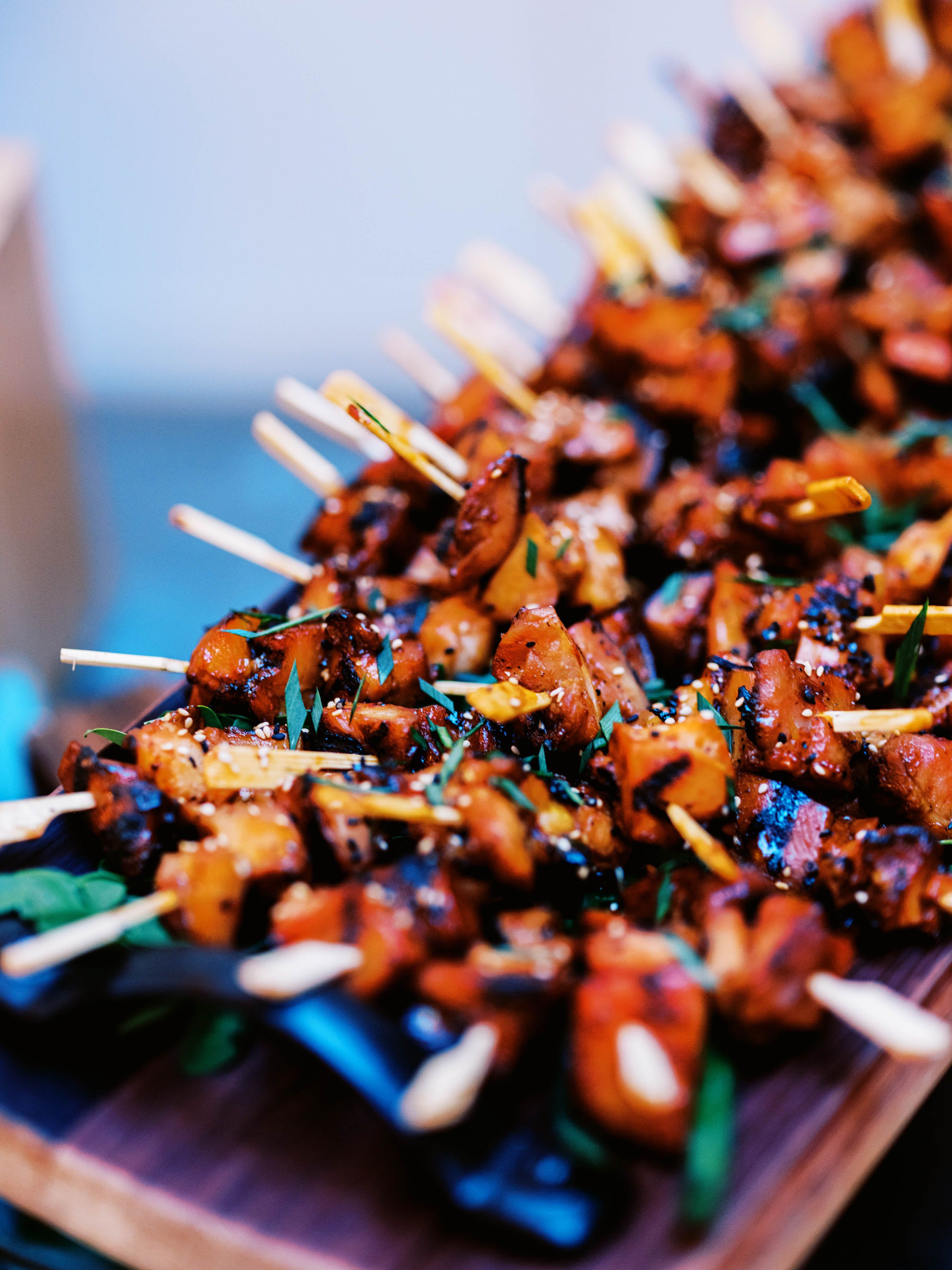 Sweet and Spicy Chicken Skewers