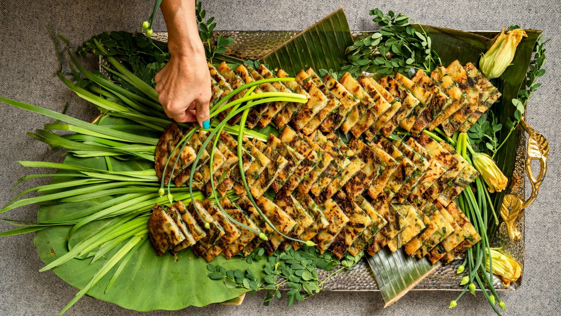 Korean Chive Pancakes
