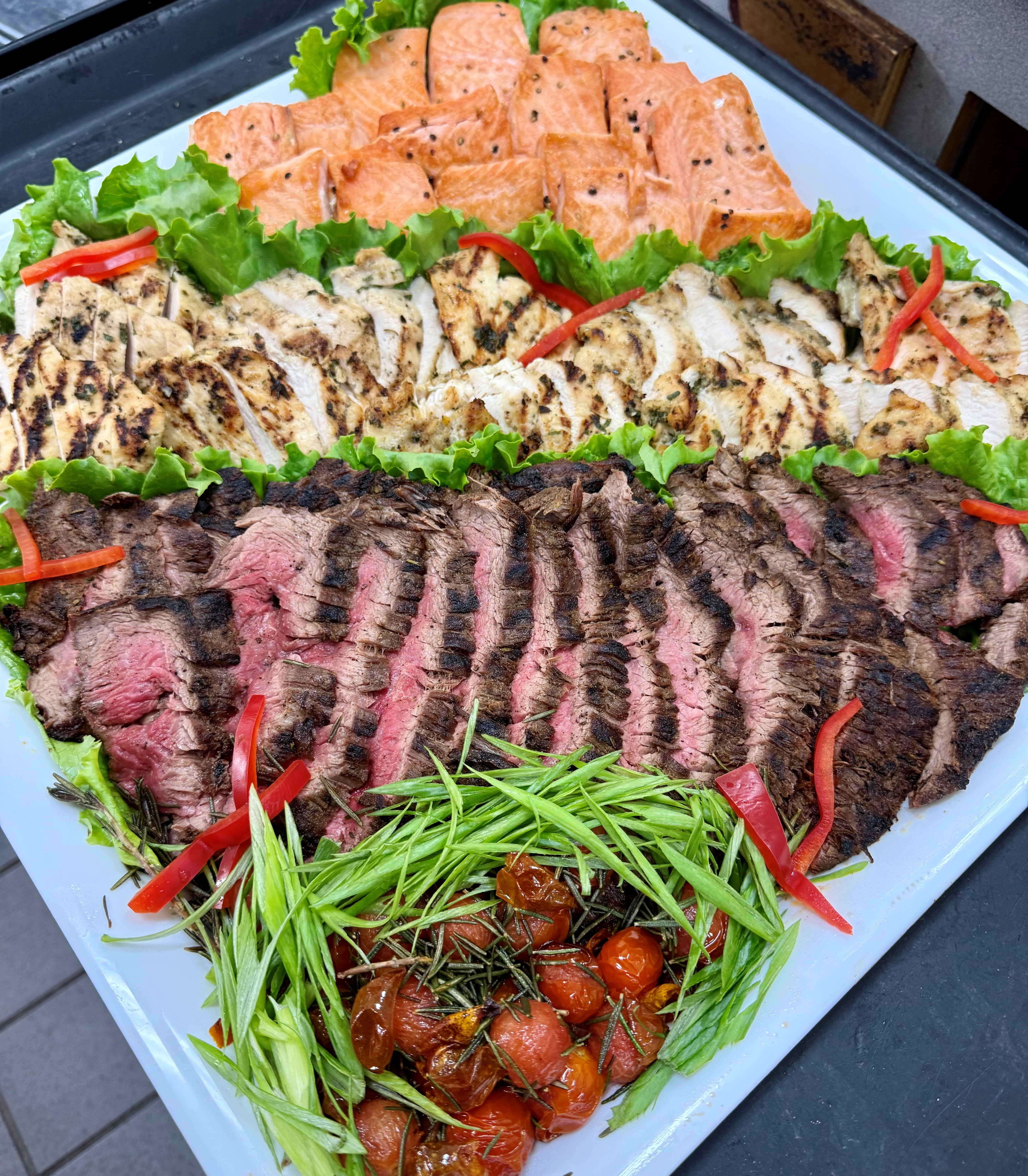 Its New!!  Room Temperature meat/ seafood display
