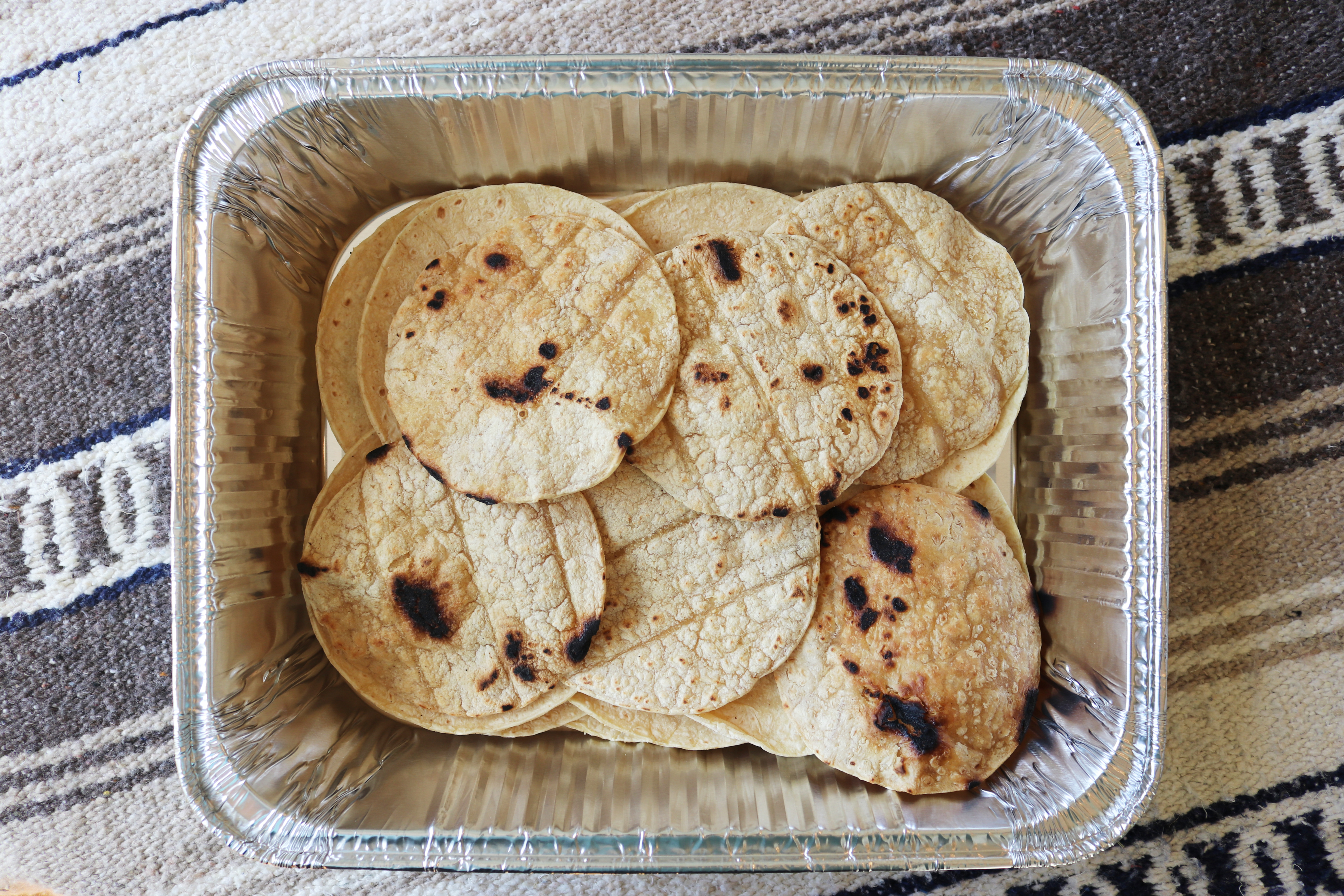 Warm Soft Corn Tortillas