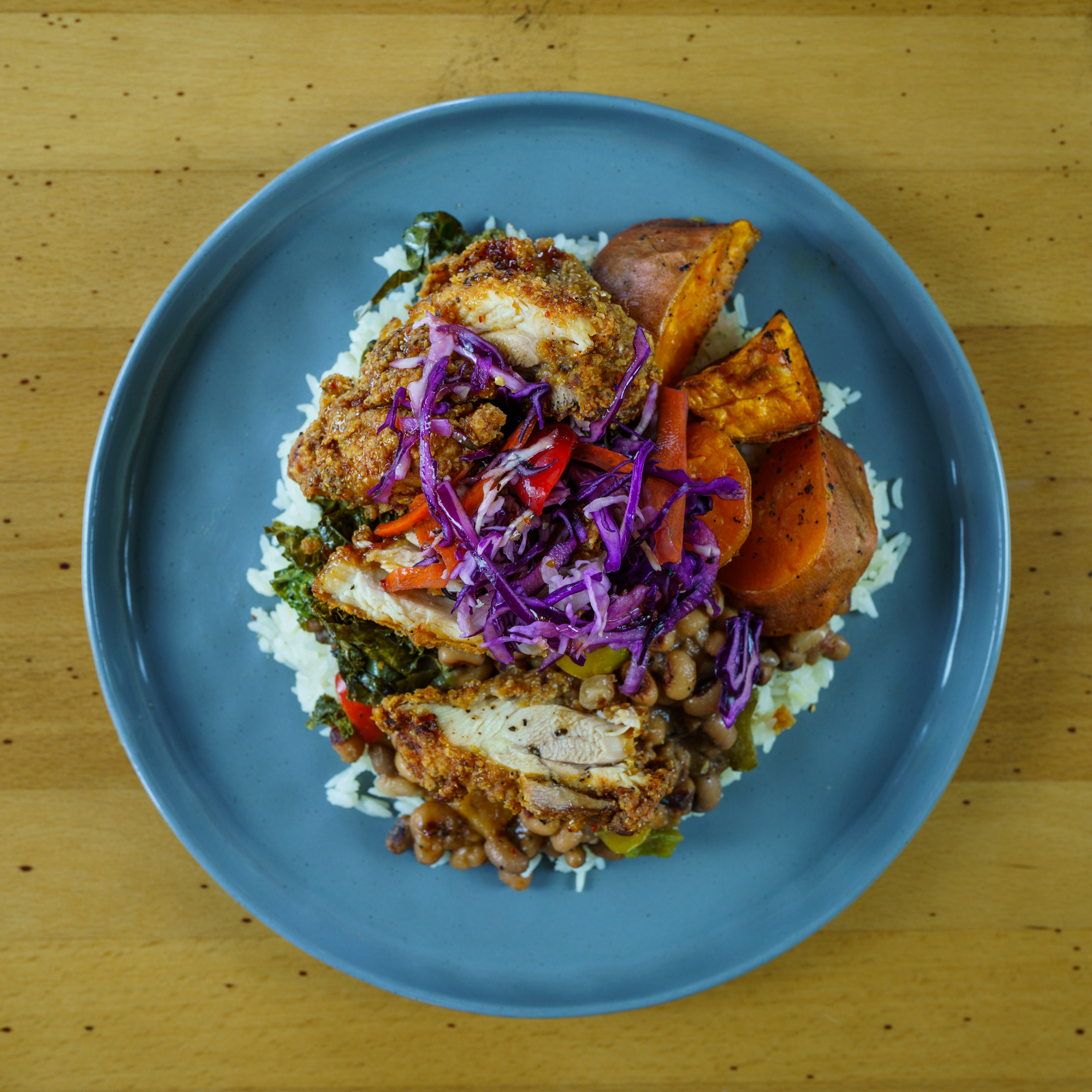 Crispy Chicken Hoppin 'John