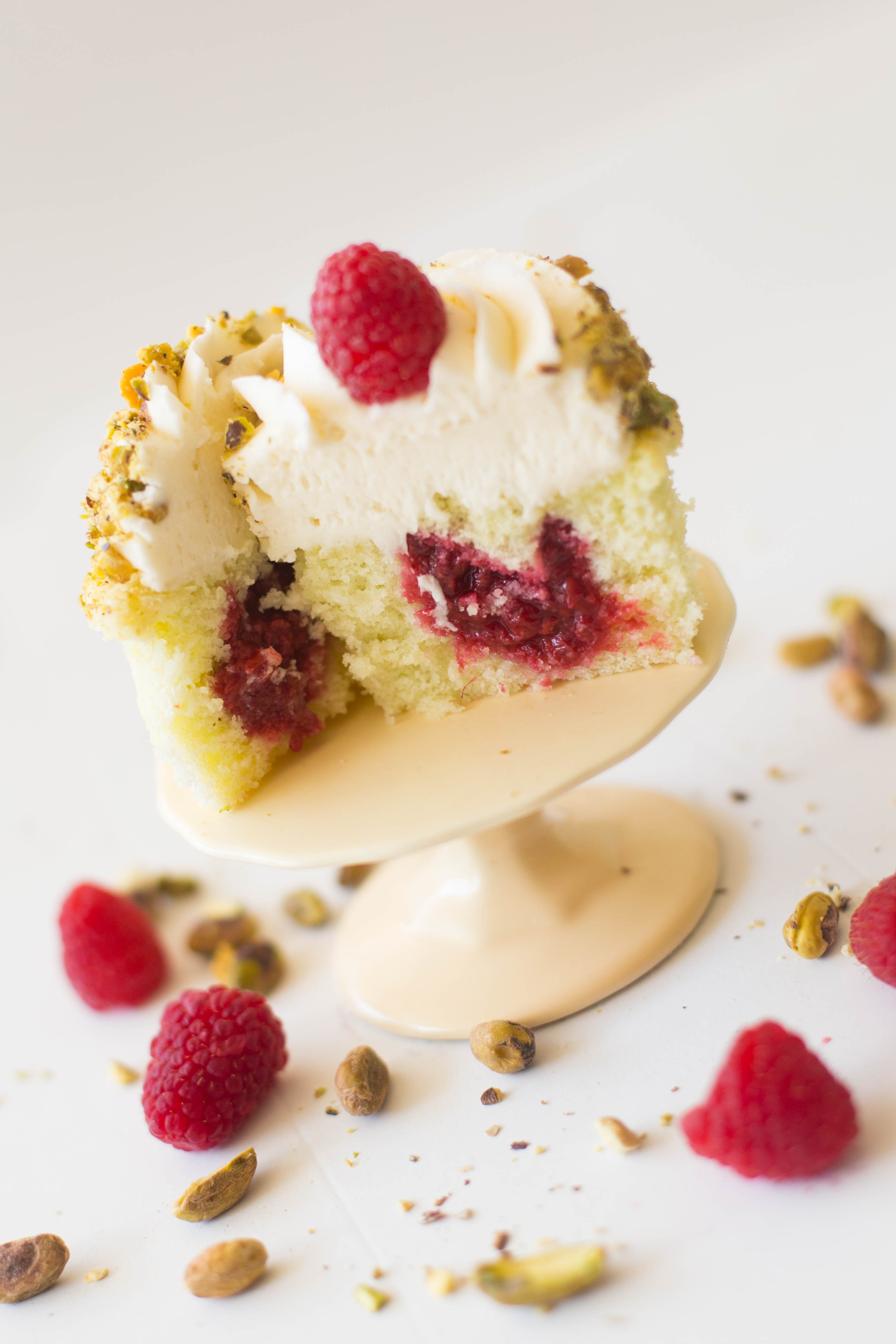 Vegan Pistachio Raspberry Cupcake (seasonal)