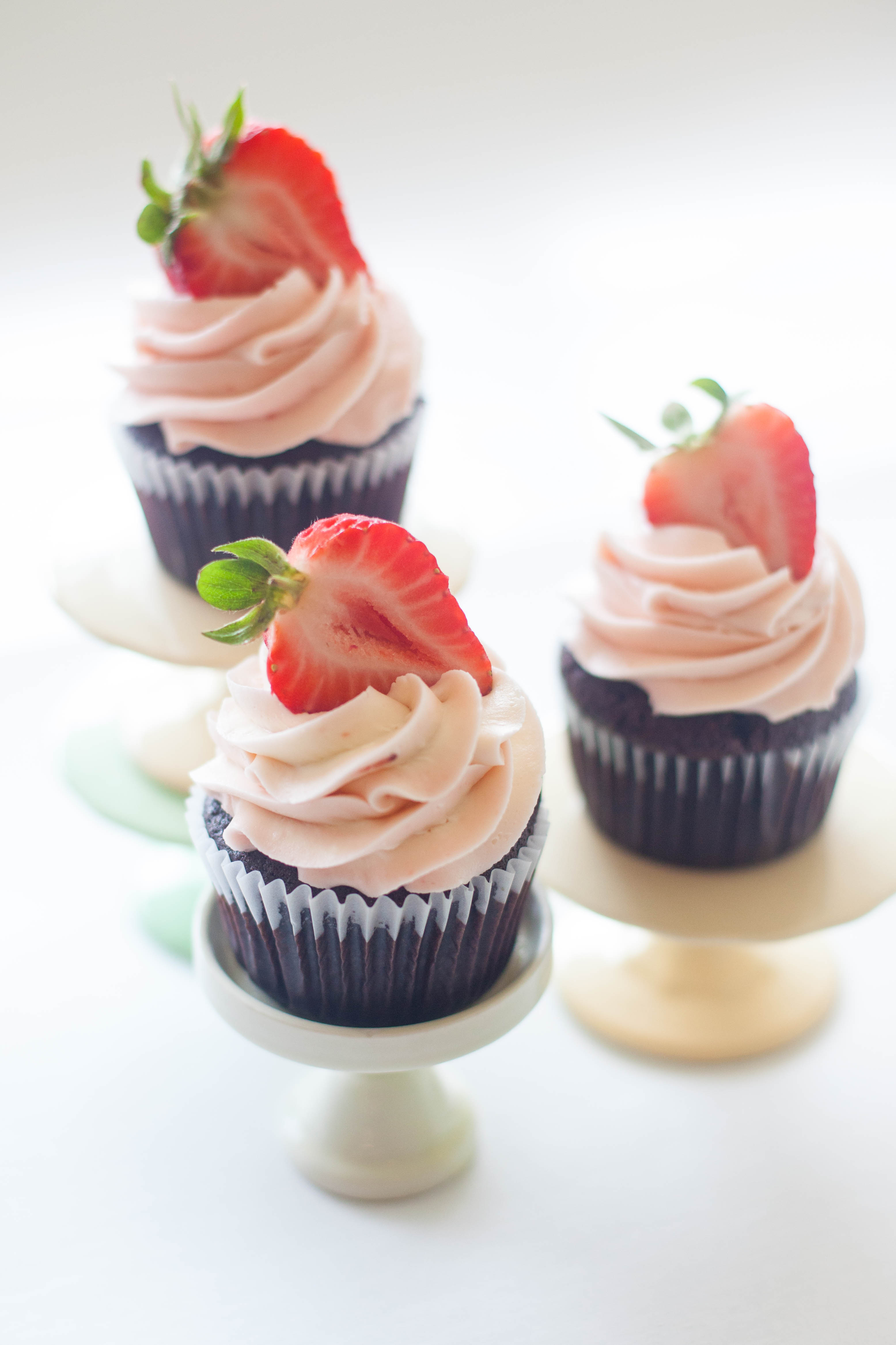 Vegan Chocolate Strawberry Cupcake (seasonal)