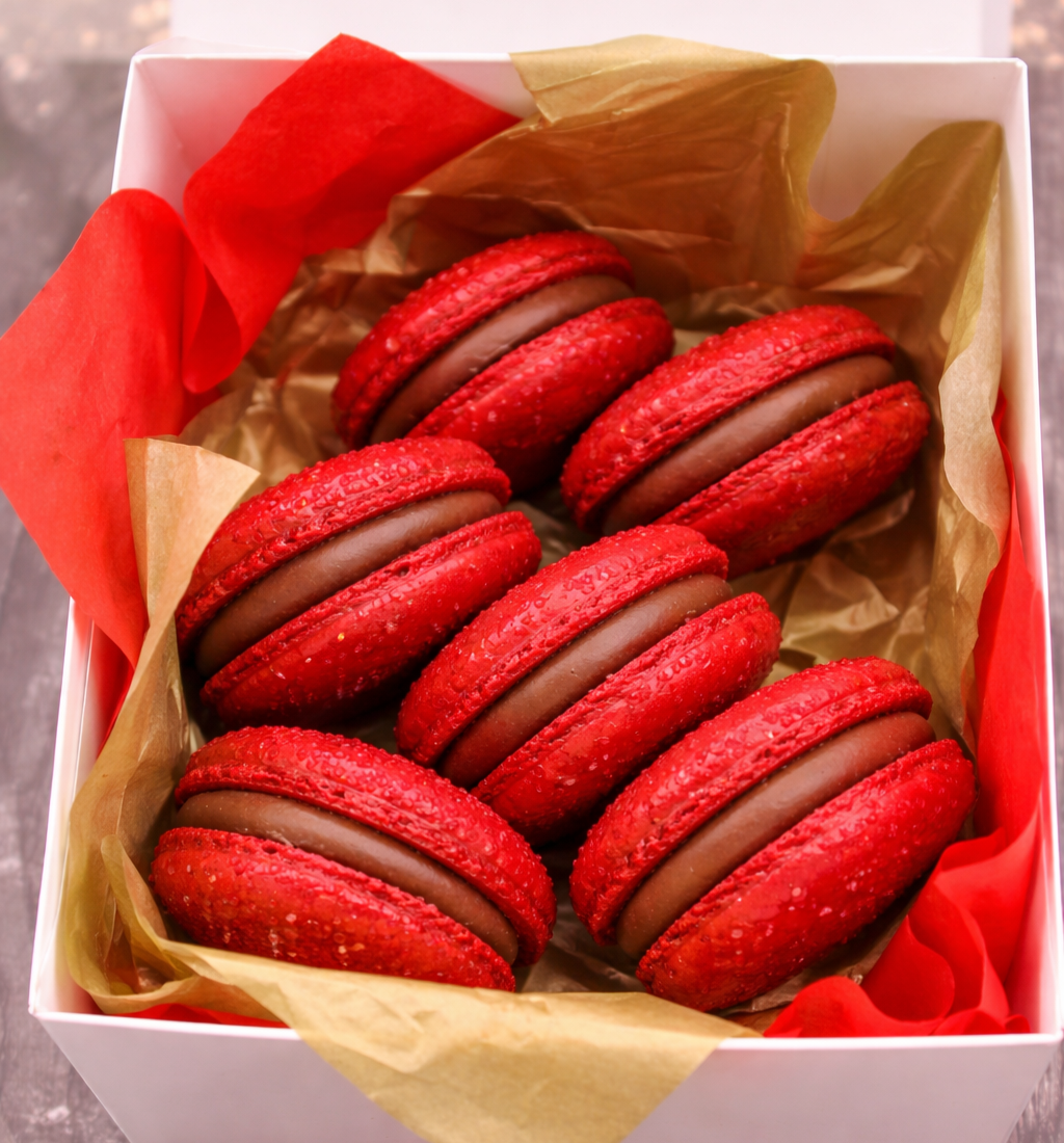 Red Velvet French Macaron