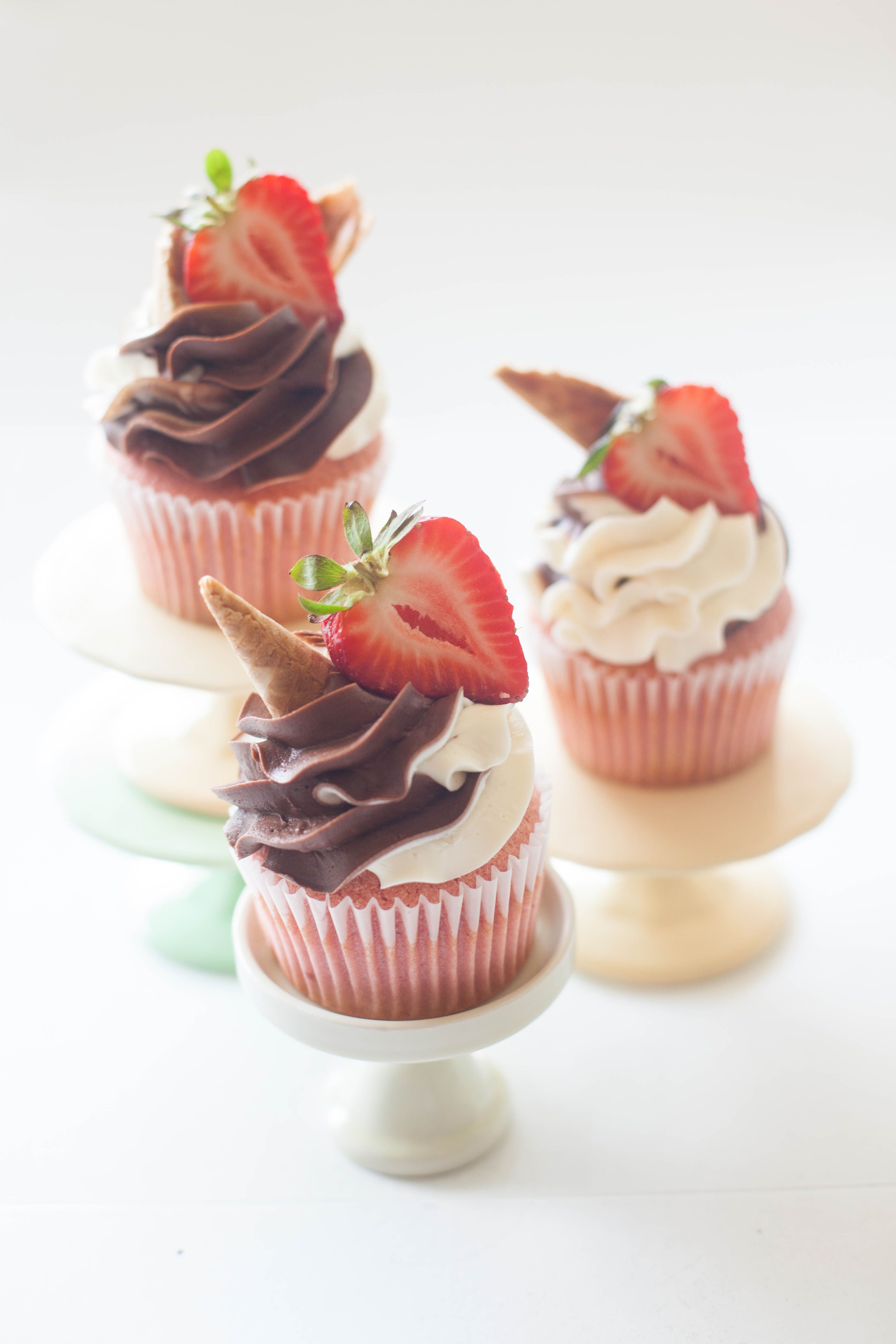 Neapolitan Cupcake (Valentines)