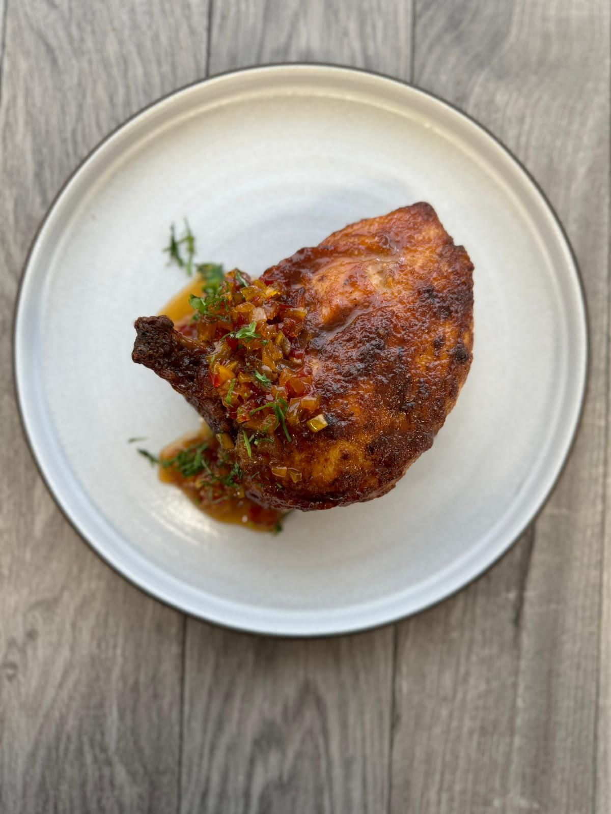 Morrocan Apricot Glazed Chicken Breast