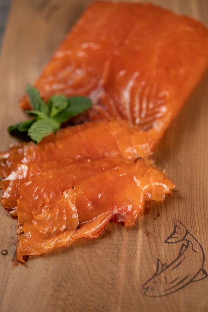 Mint & Lemon Cured Salmon Gravlox