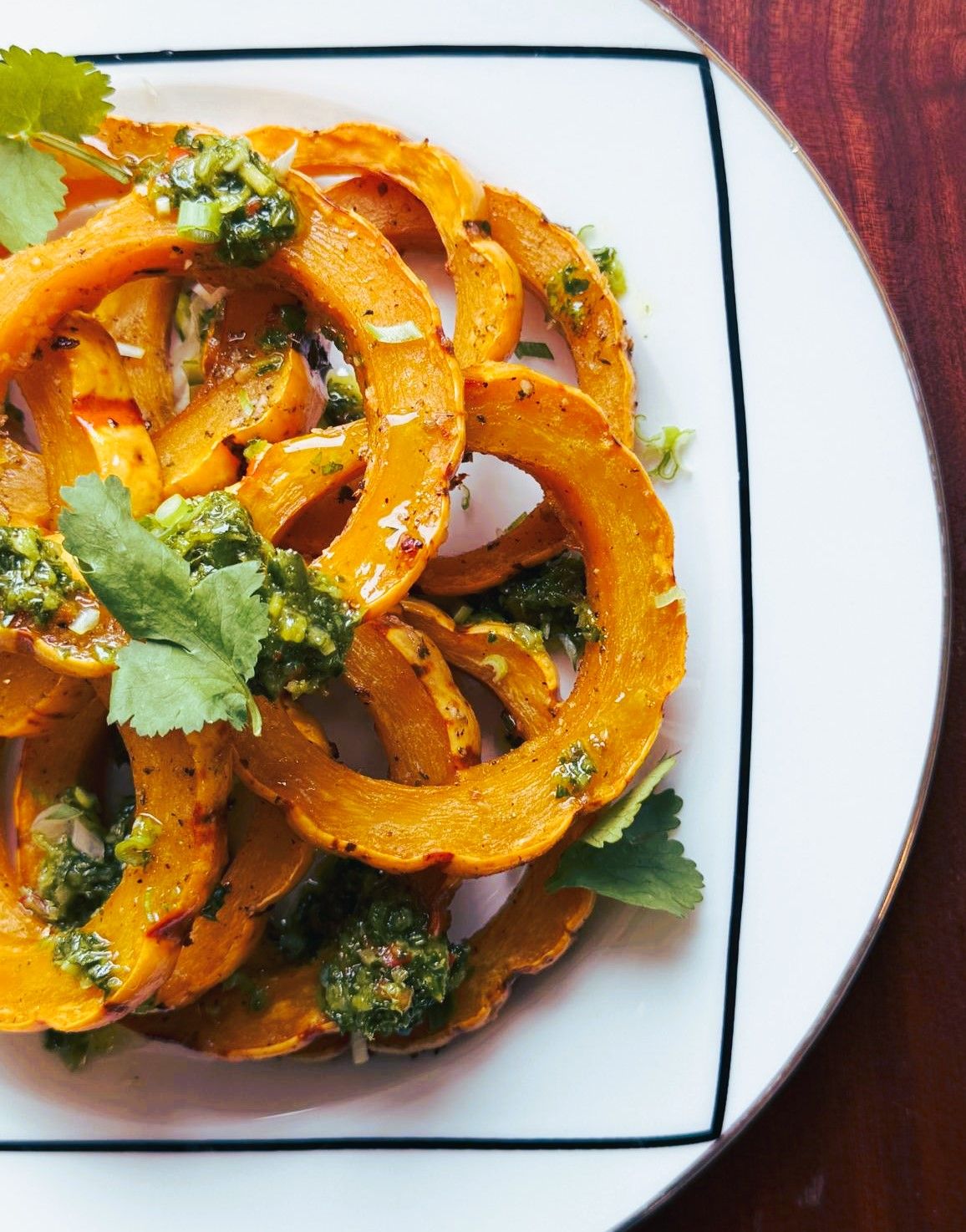 Roasted Butternut Squash Rings