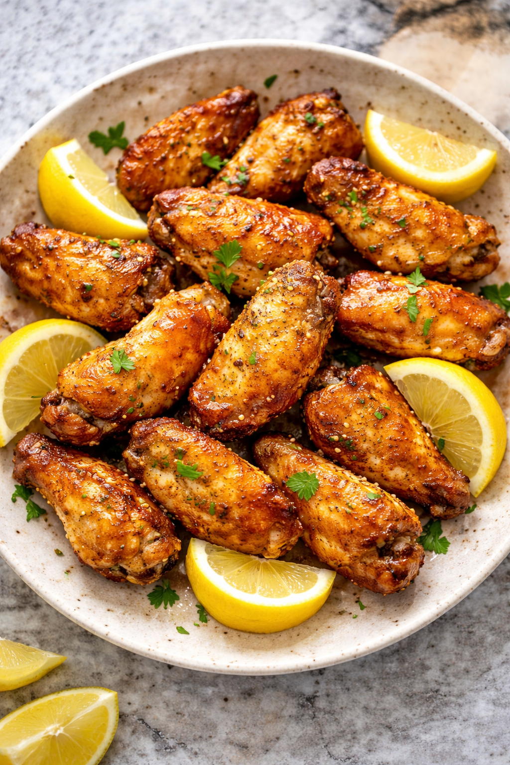 Lemon Pepper Chicken Wings