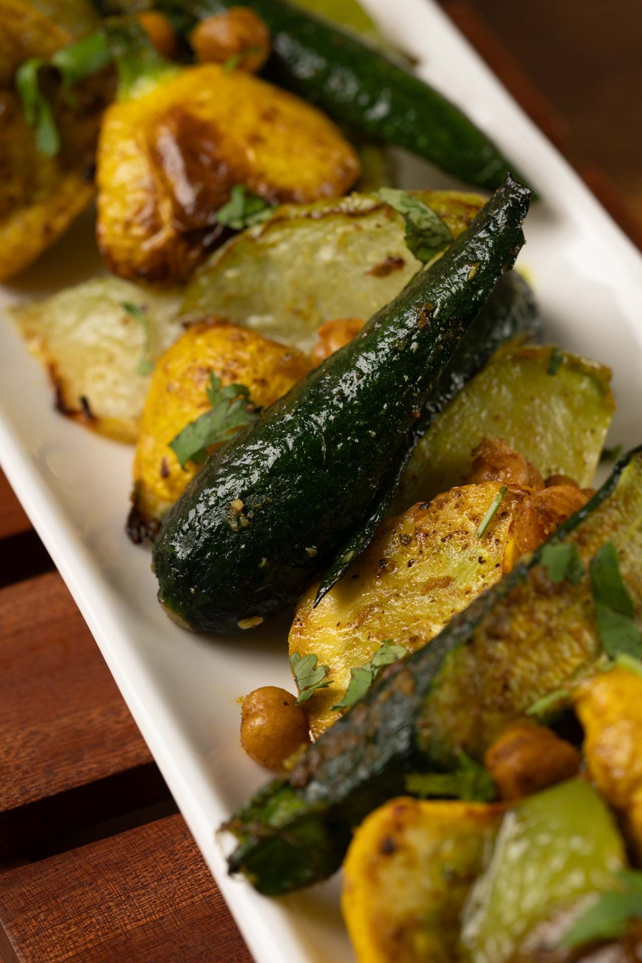 Middle Eastern Roasted Squash Medley