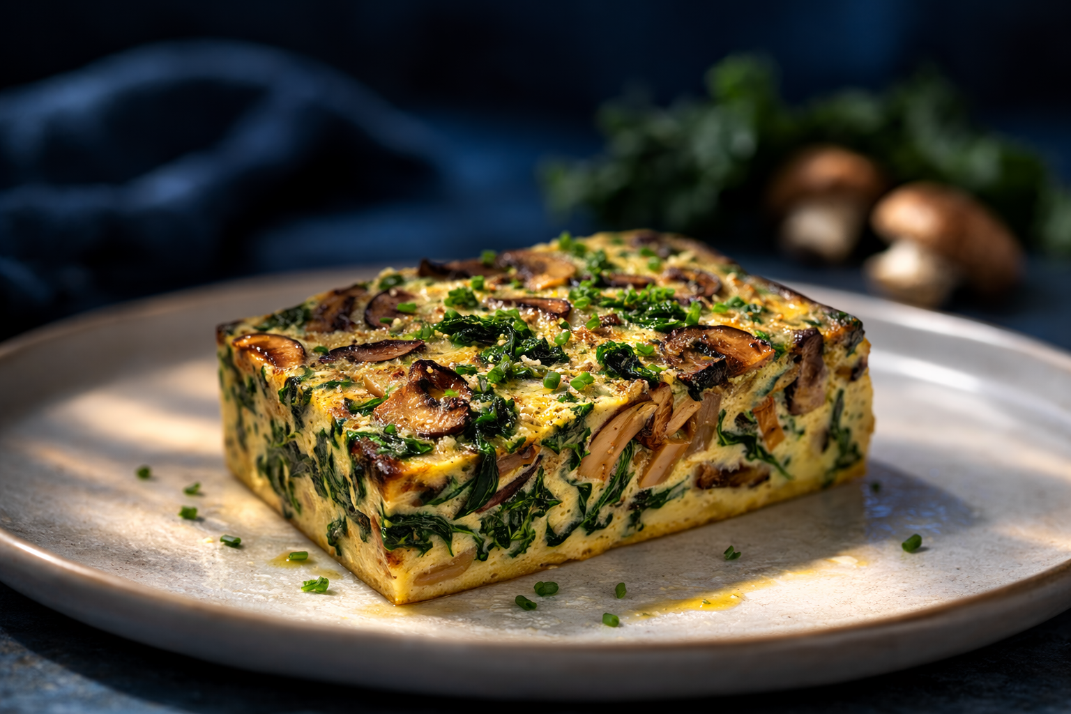 Kale & Mushroom Frittata