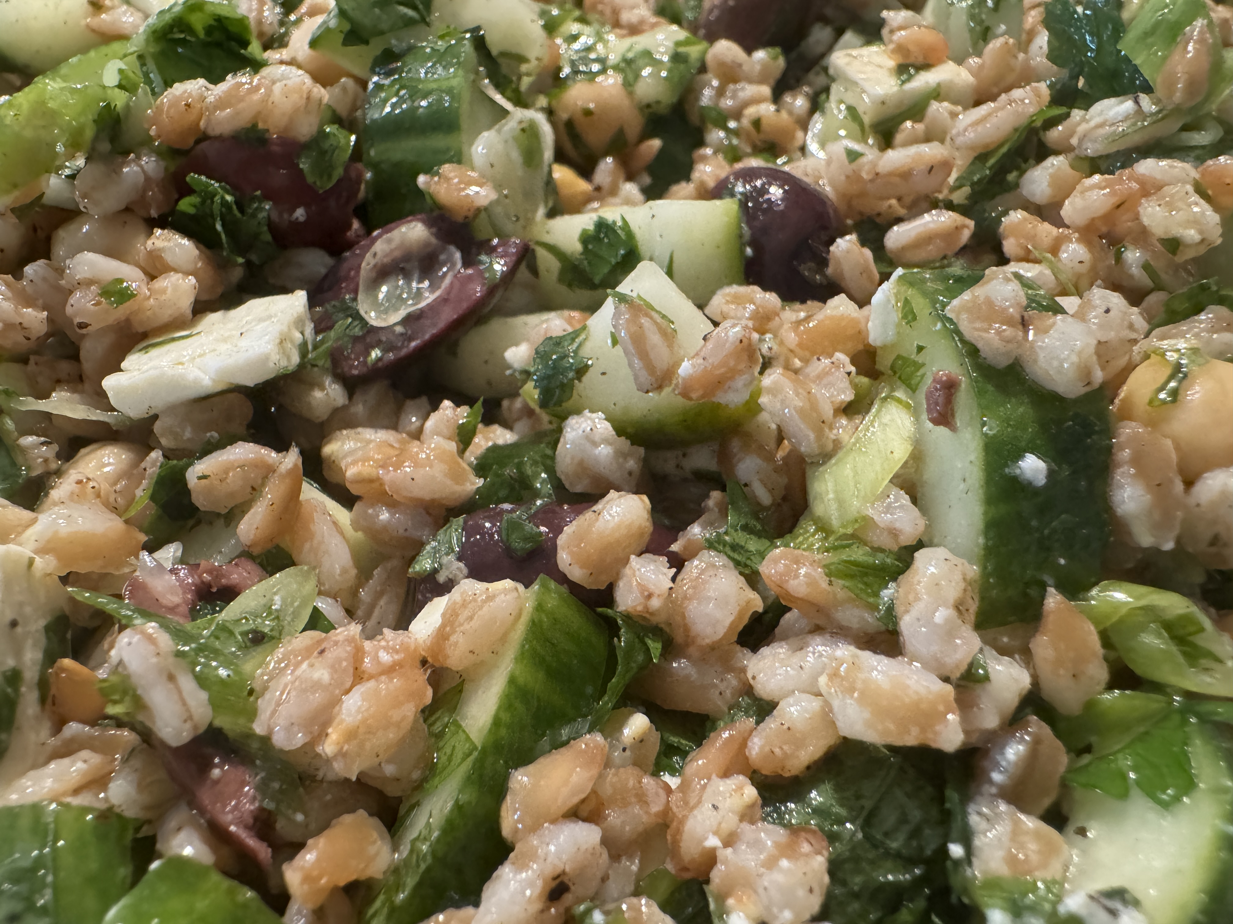 Farro Feta Salad