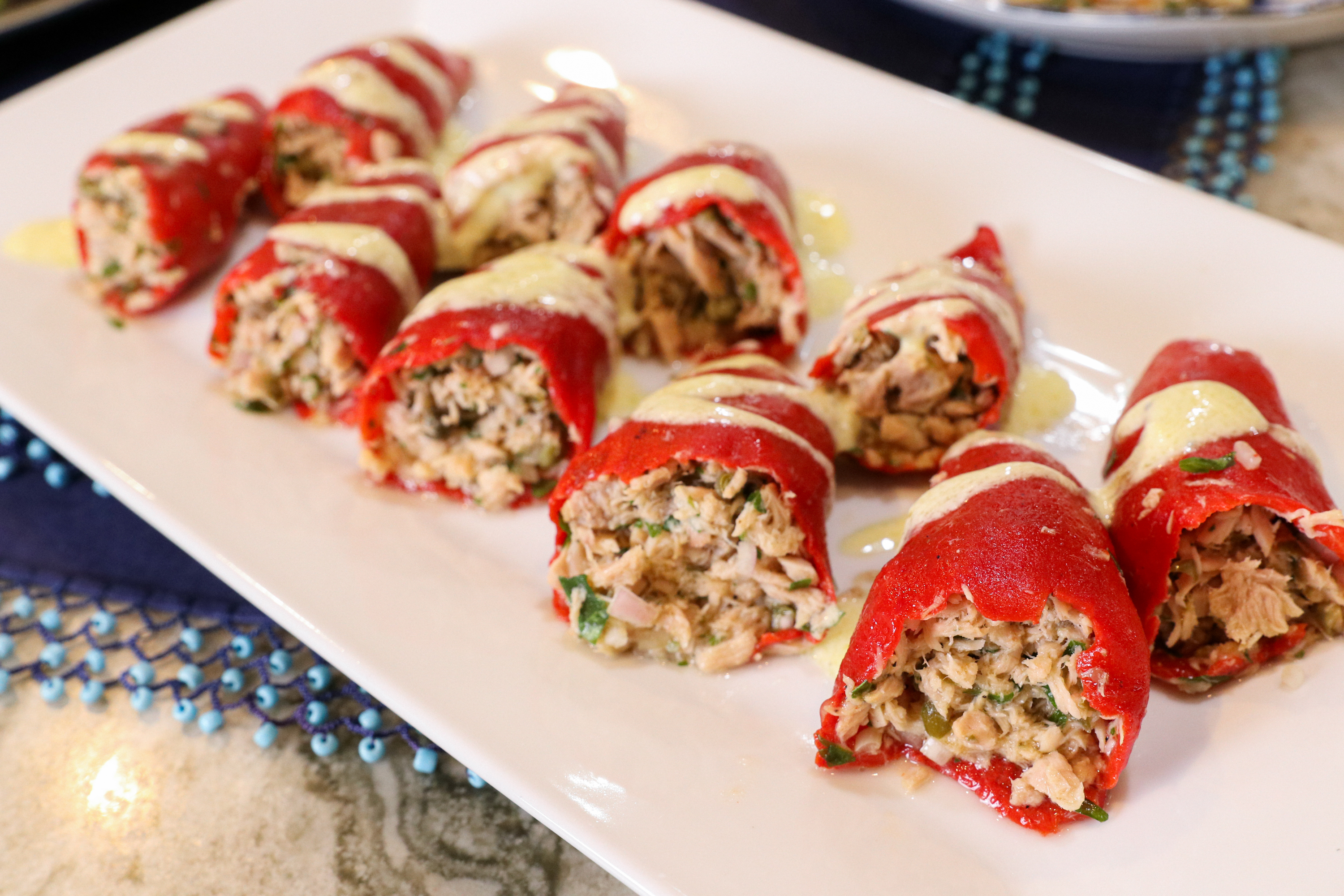 Tuna-Stuffed Piquillo Peppers