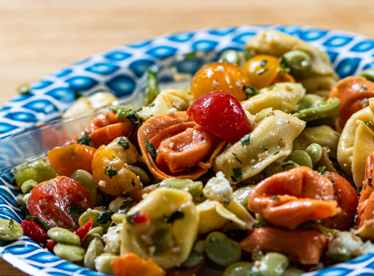 Butterbean Tortellini Salad Cups