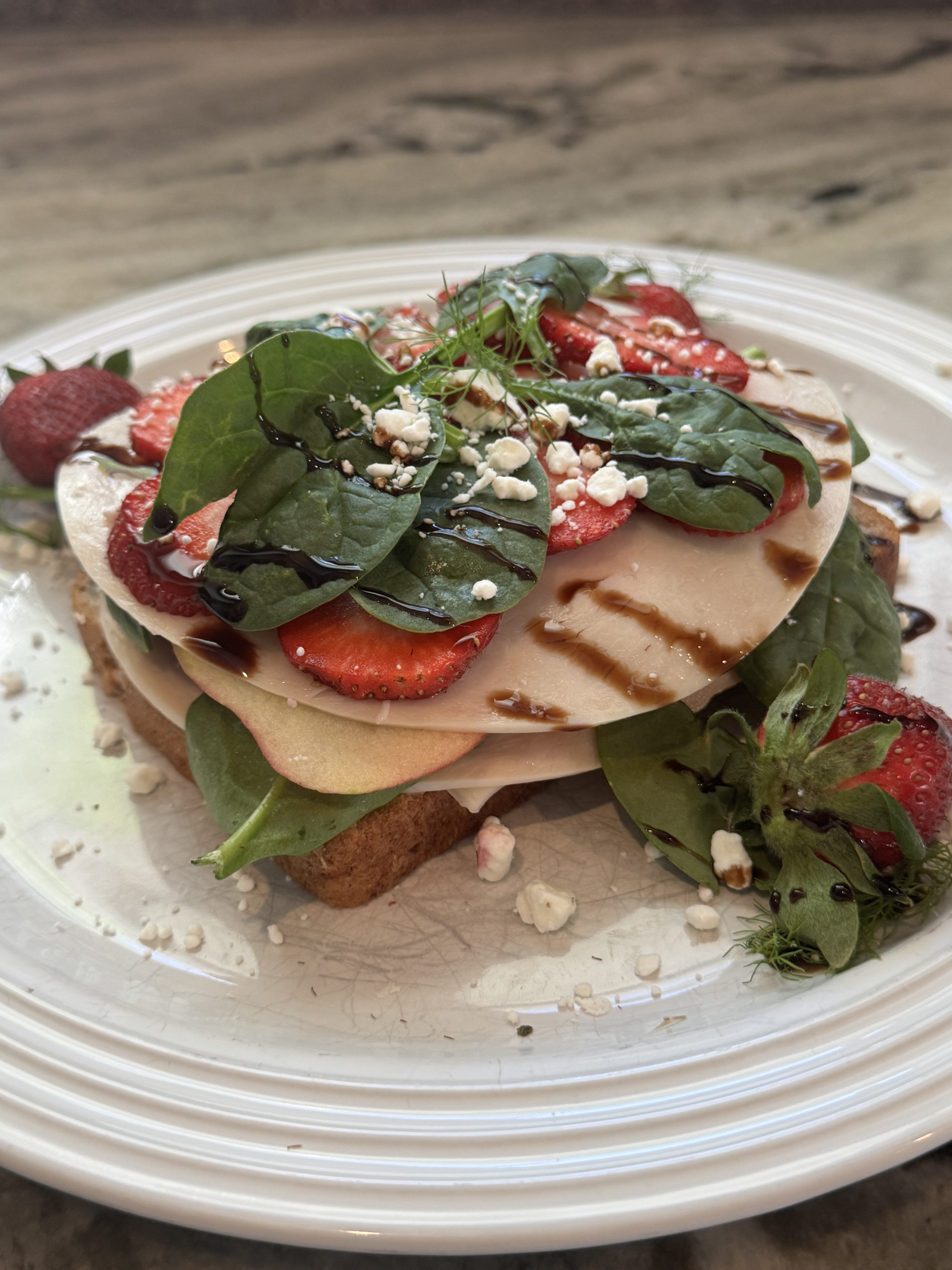 Turkey in the Strawberry Goat Fields Forever Sandwich Box