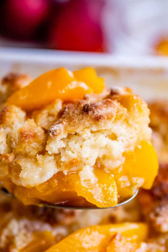 Freshly Baked Peach Cobbler