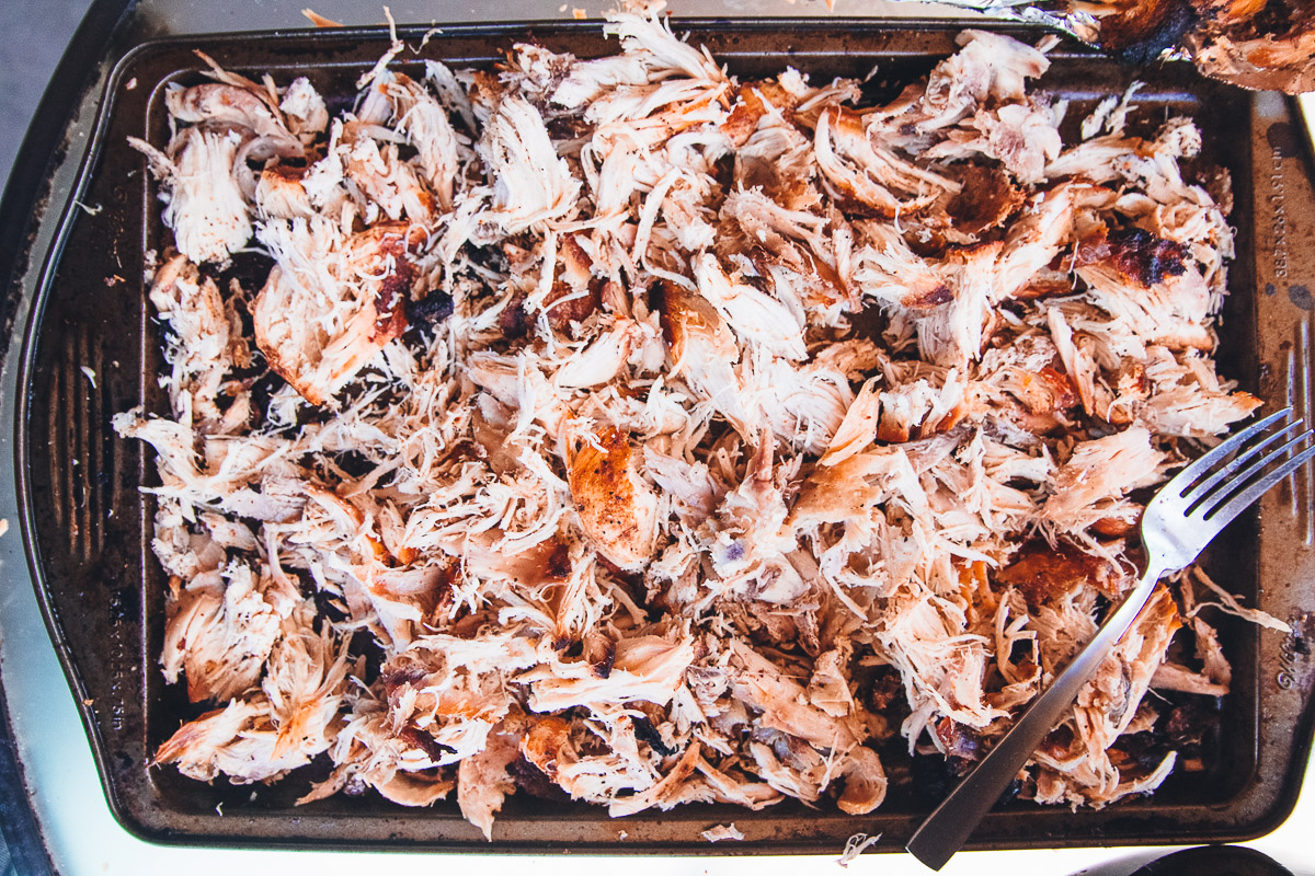 Slow-Smoked Pulled Chicken