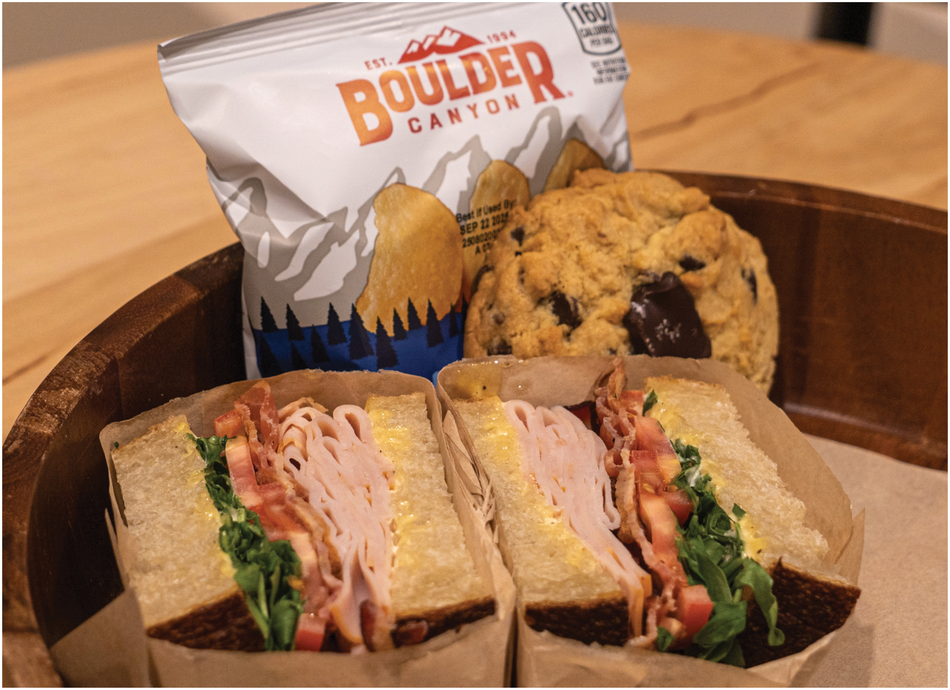 Deluxe Sandwich Box | with Boulder Chips and a Homemade Cookie (#1 seller)