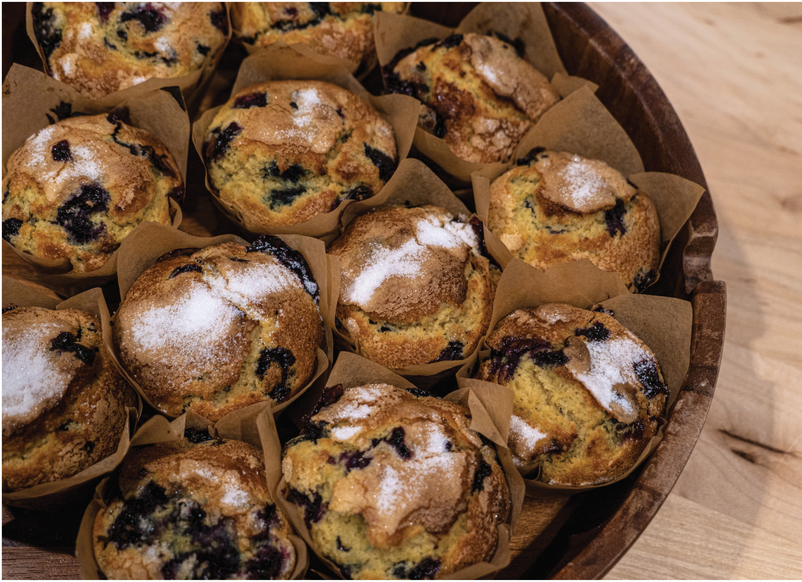 Homemade Blueberry Lemon Muffins