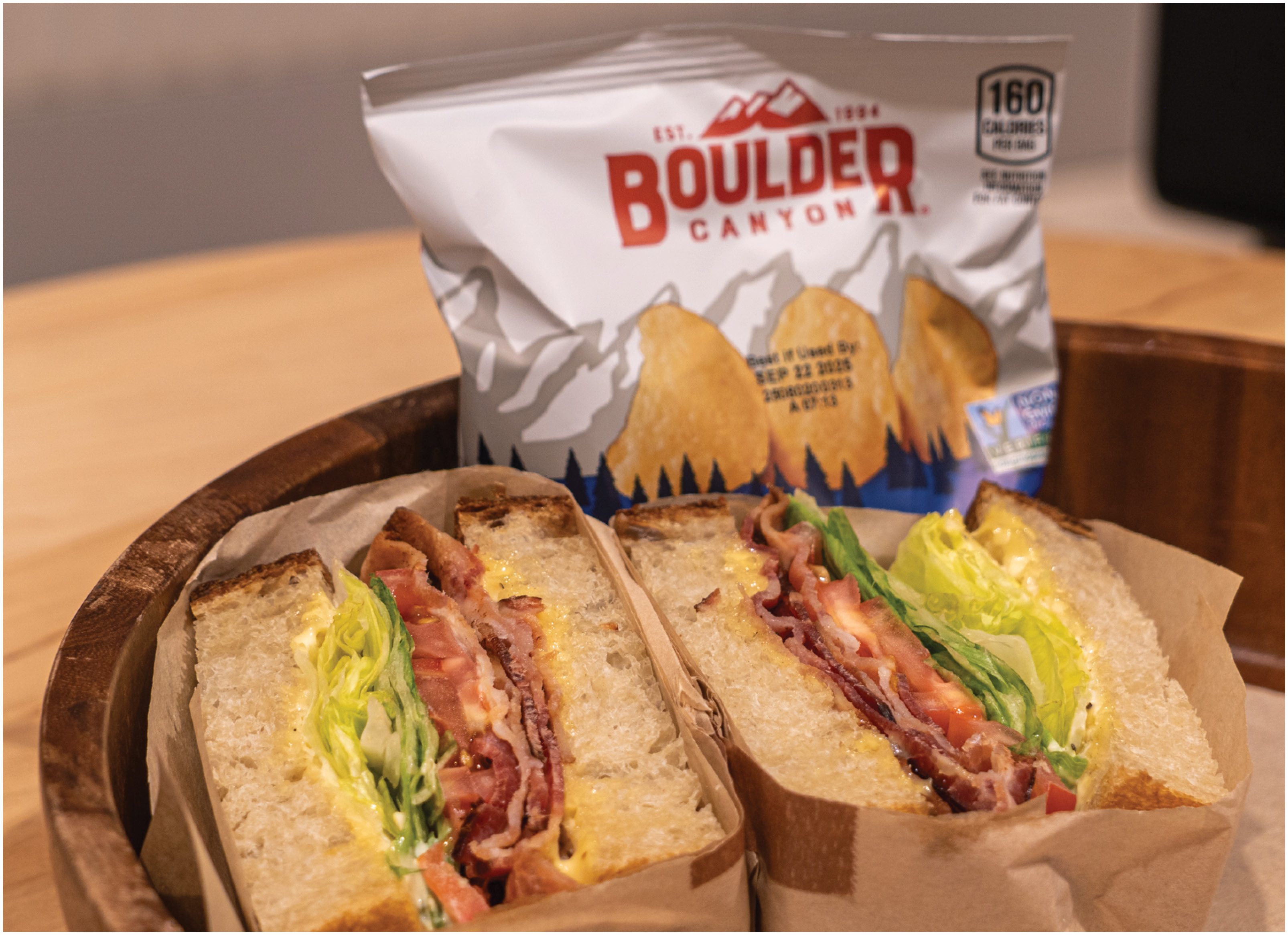 *Classic Sandwich Box | with Boulder Chips