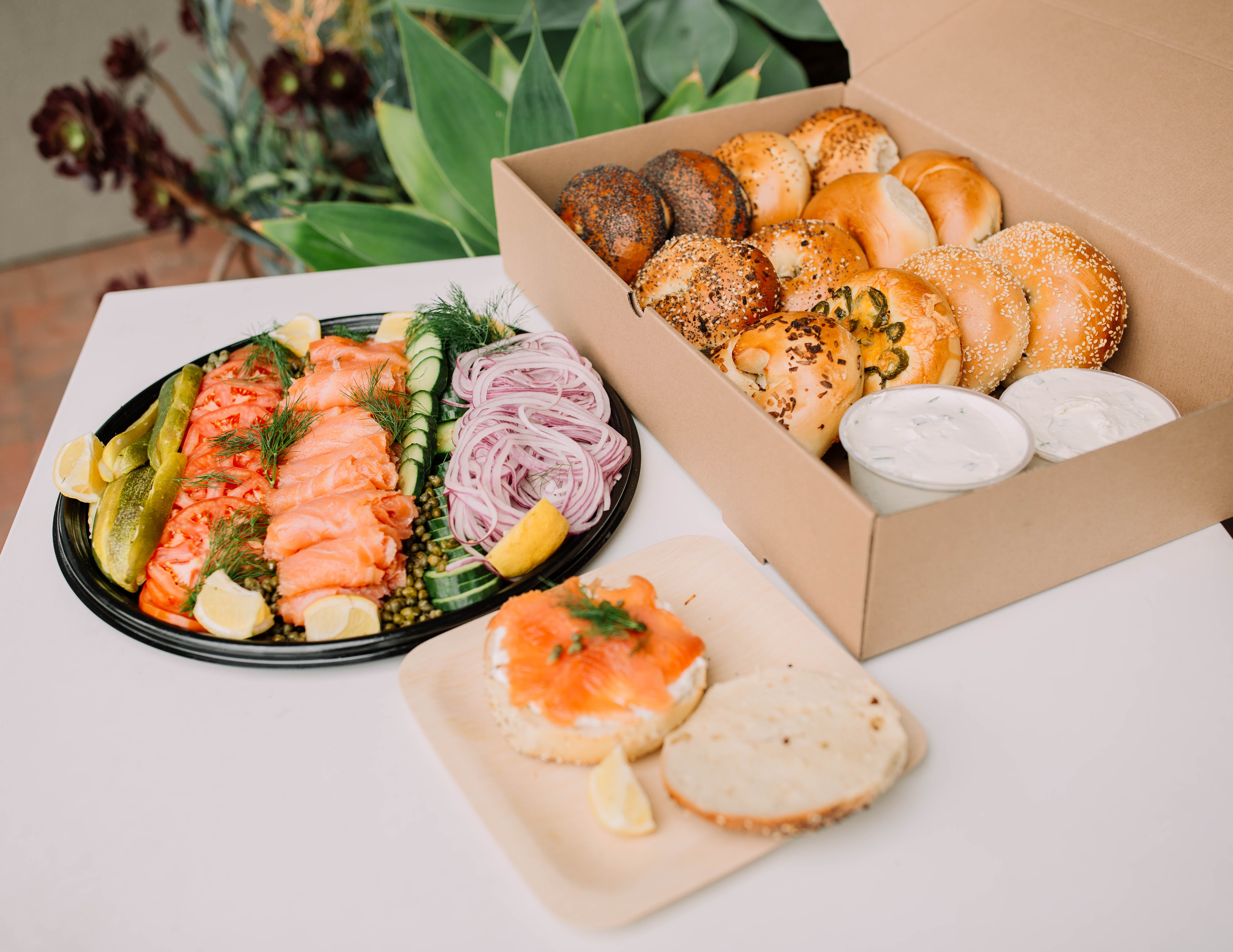 Bagels & Lox (Feeds 12)