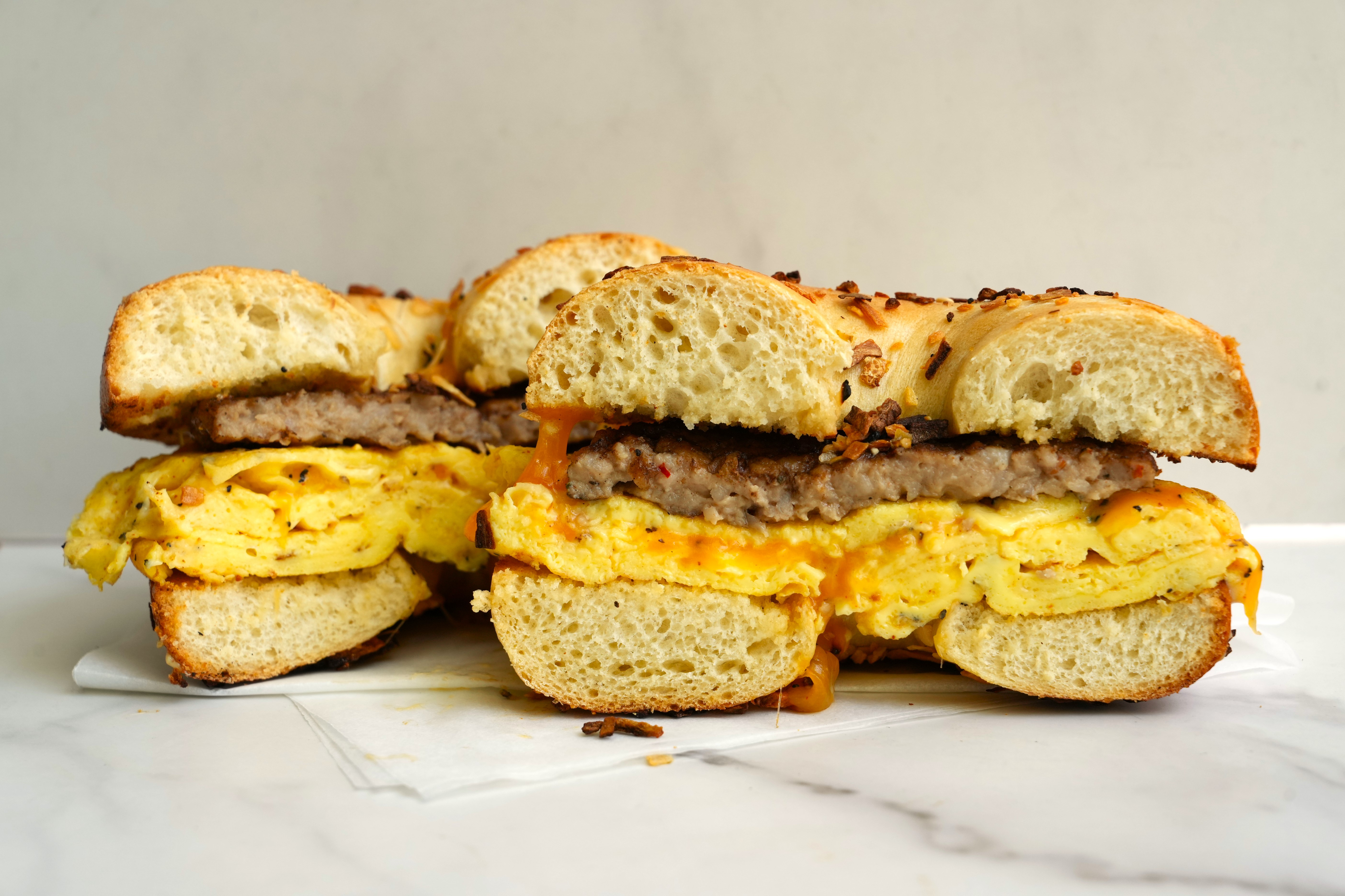 Sausage Egg & Cheese (12 Halves)