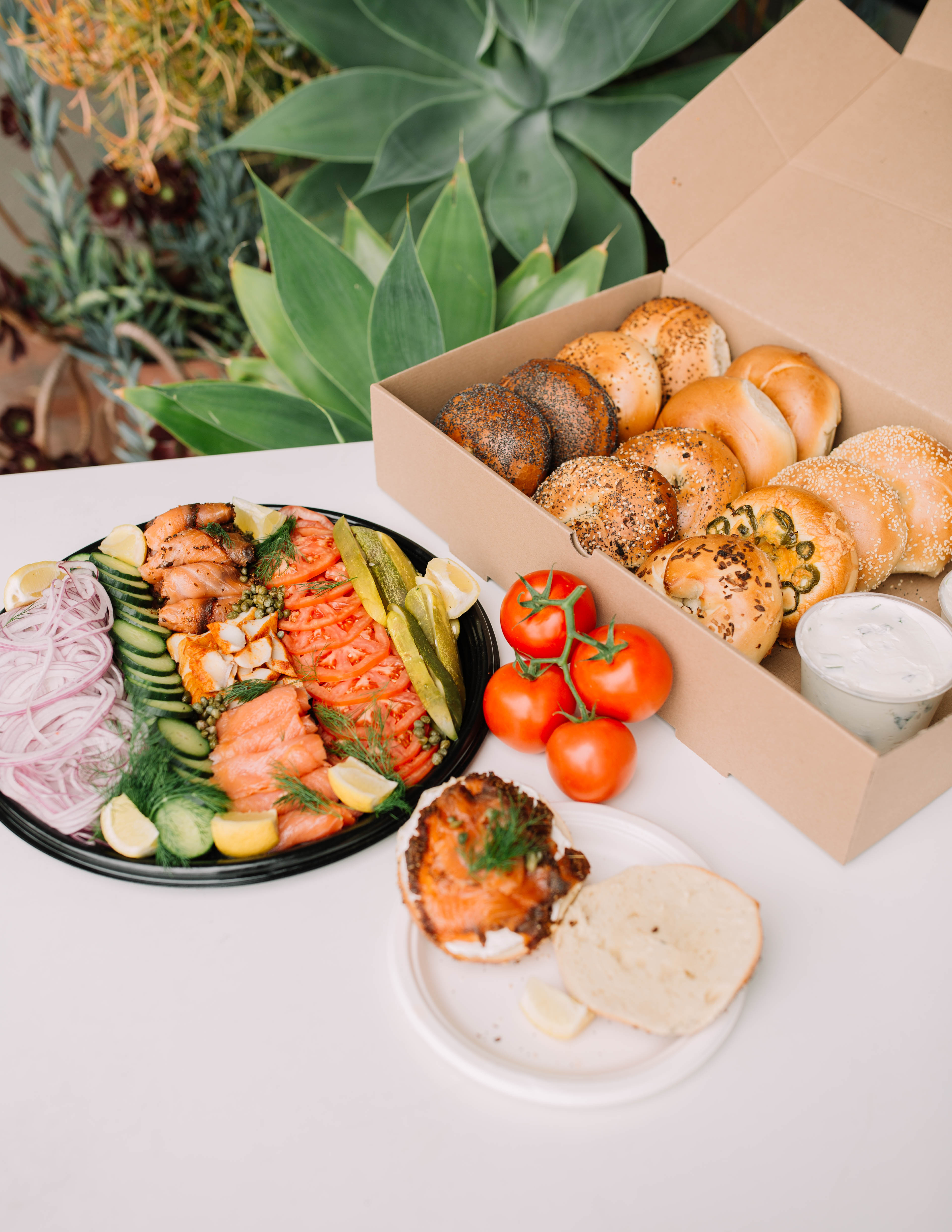 Bagels & Smoked Fish (Feeds 12)